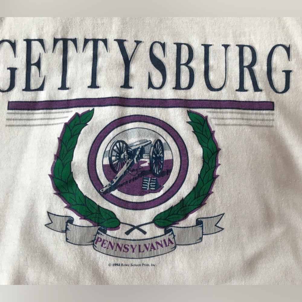 Gettysburg, PA vintage tee